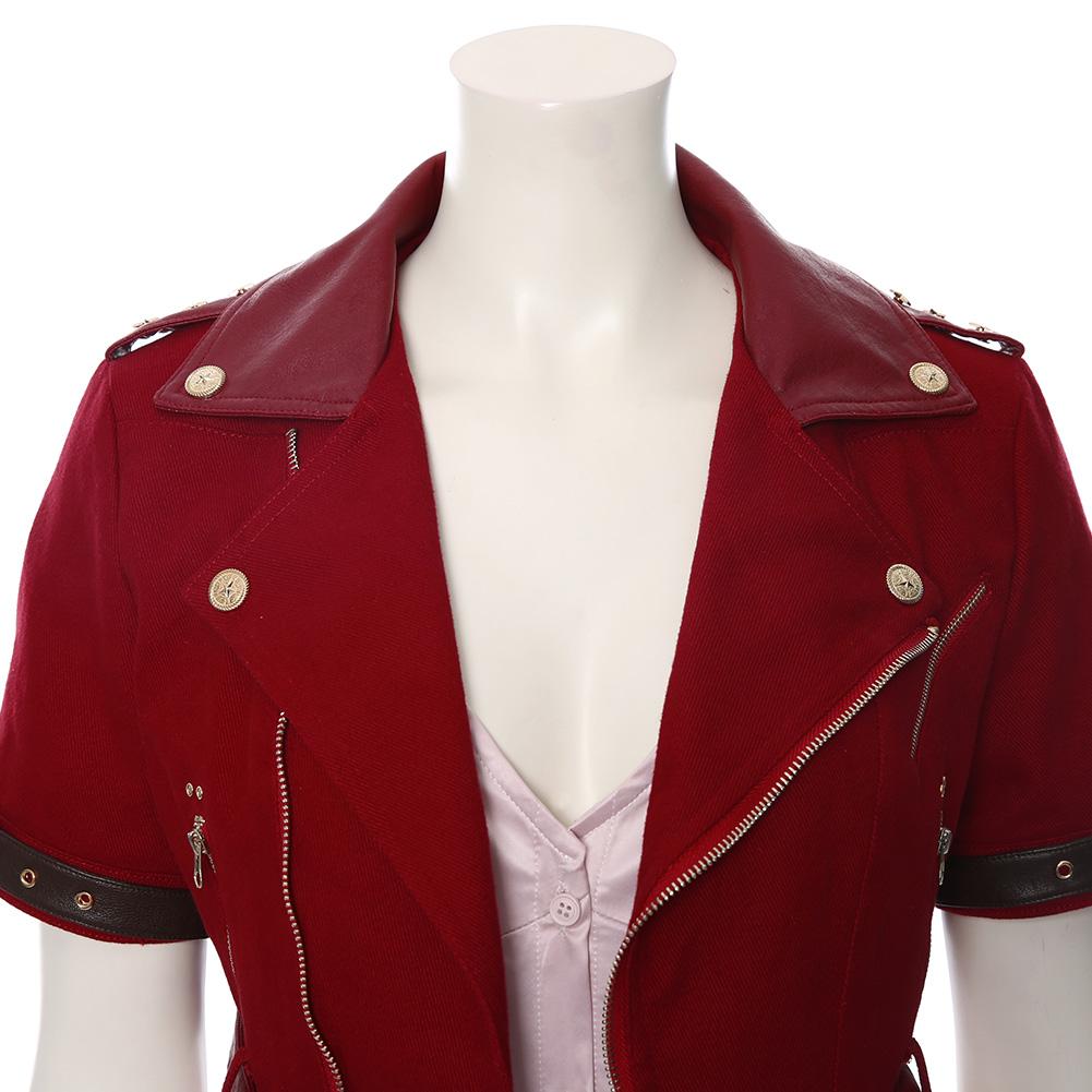Game Final Fantasy VII Remake Aerith Gainsborough Outfits Halloween Carnival Suit Cosplay Costume