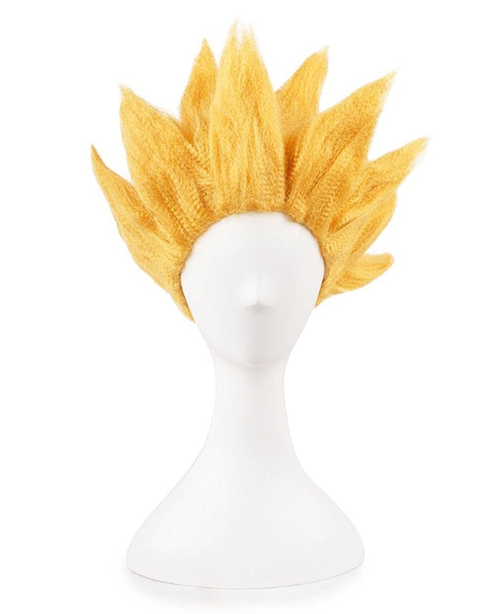 Dragon Ball Z Son Goku Cosplay Three Color Wig Heat Resistant Synthetic Hair Halloween Costume Accessories