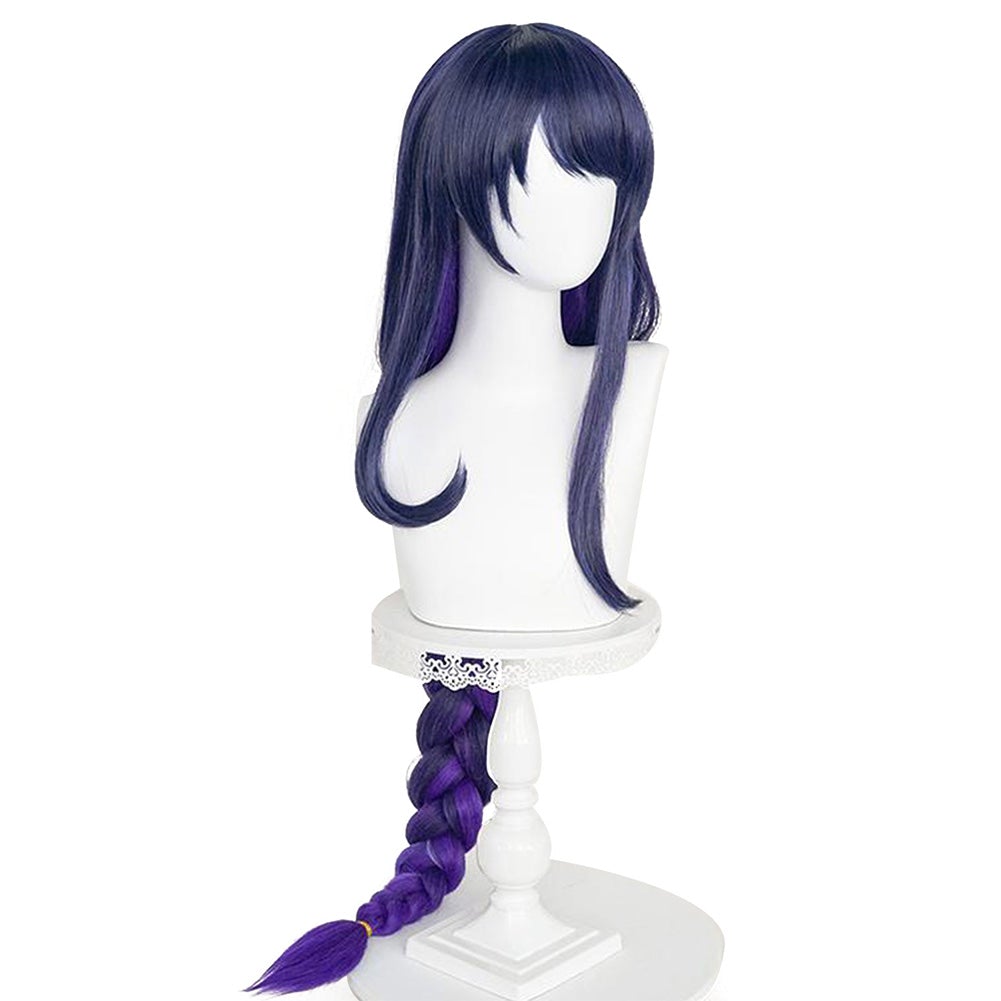 Game Genshin Impact Baal Cosplay Wig Heat Resistant Synthetic Hair Carnival Halloween Party