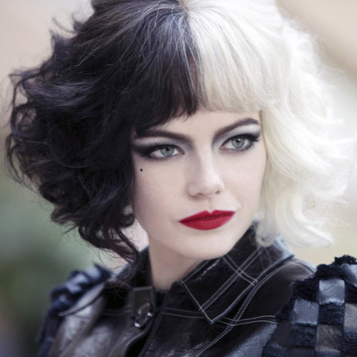 2021 Movie Cruella Cruella de Vil Cosplay Costume Dress Outfits Halloween Carnival Suit