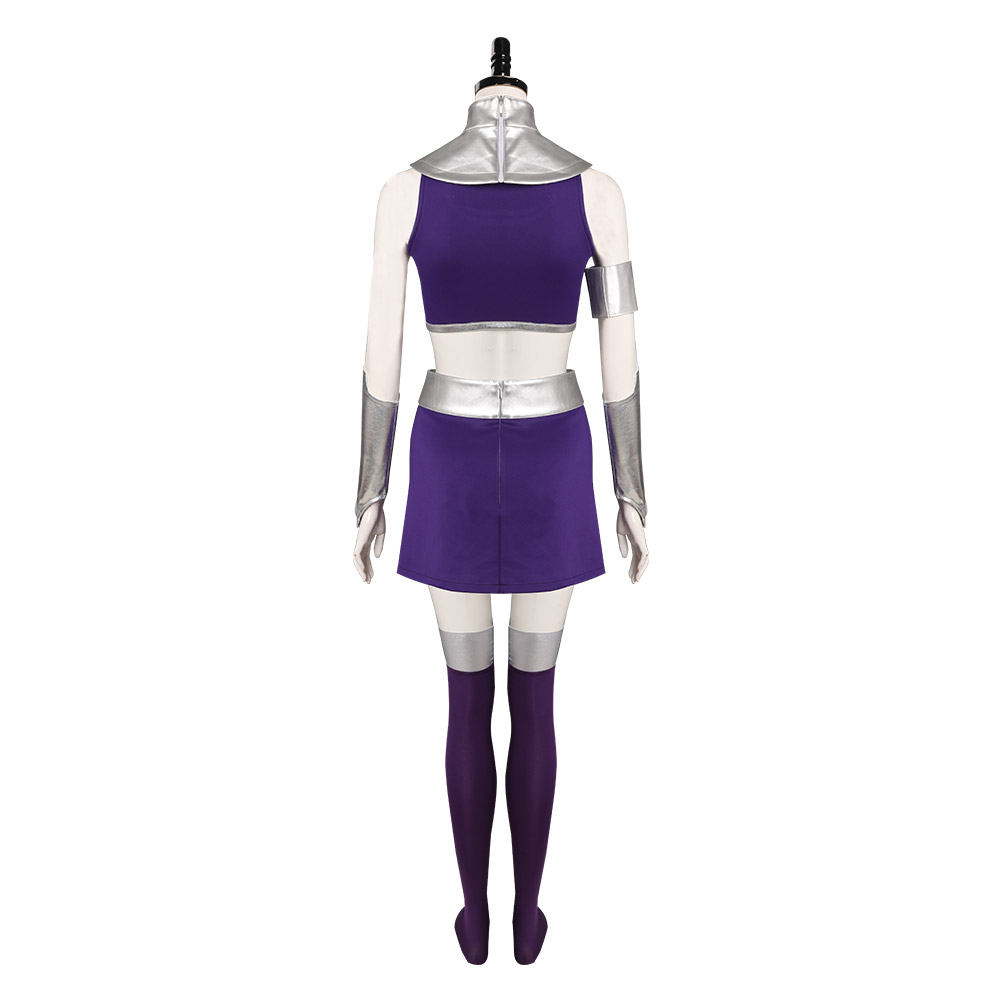 Anime Teen Titans Starfire Cosplay Costume Dress Outfits Halloween Carnival Suits