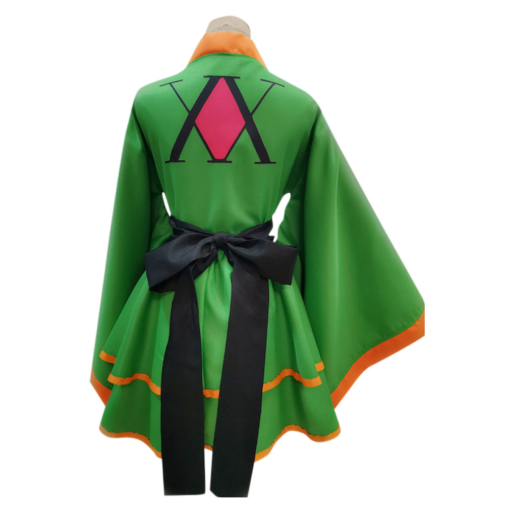 Anime Hunter x Hunter GON·FREECSS Cosplay Costume Skirt Dress Festival Carnival Christmas Outfit