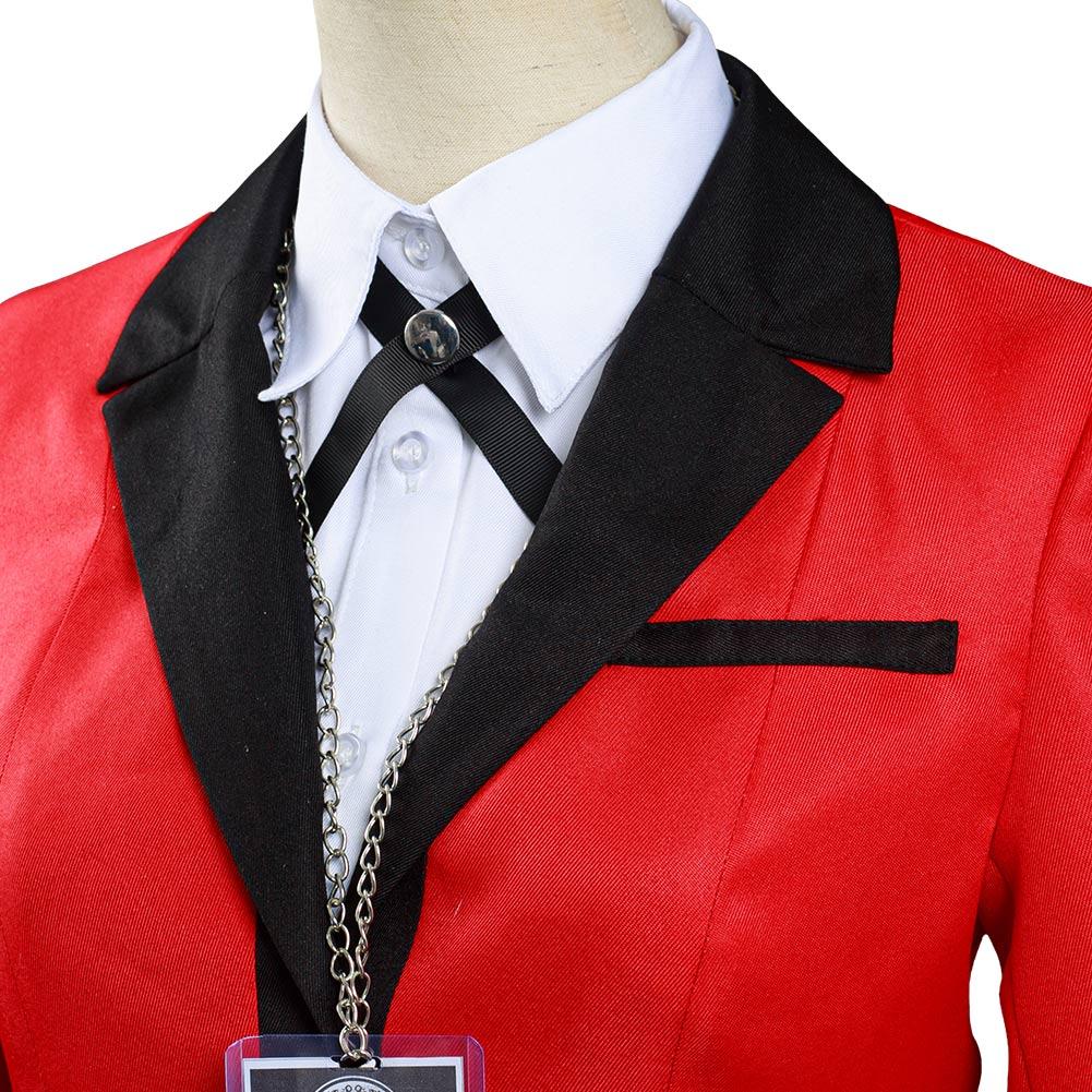 Kakegurui: Compulsive Gambler Jabami Yumeko/Meari Saotome Uniform Skirt Outfits Cosplay Costume Halloween Carnival Suit