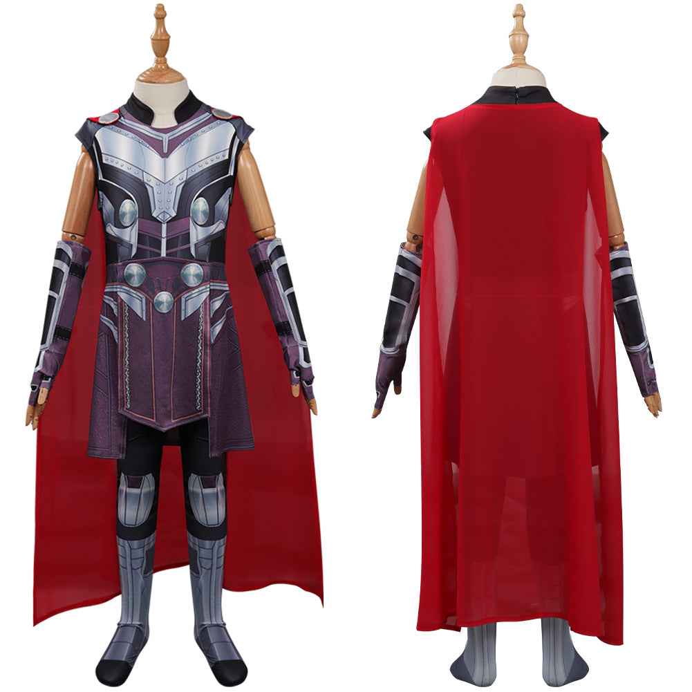 Movie Thor: Love and Thunder Kids Cosplay Costume Outfit Set Festival Party 