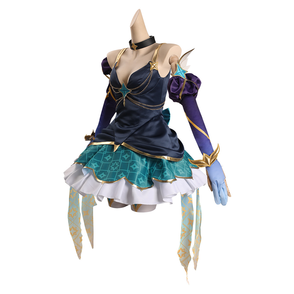 Game League of Legends Syndra Star Guardian Cosplay Costume Outfits Halloween Carnival Party Suit