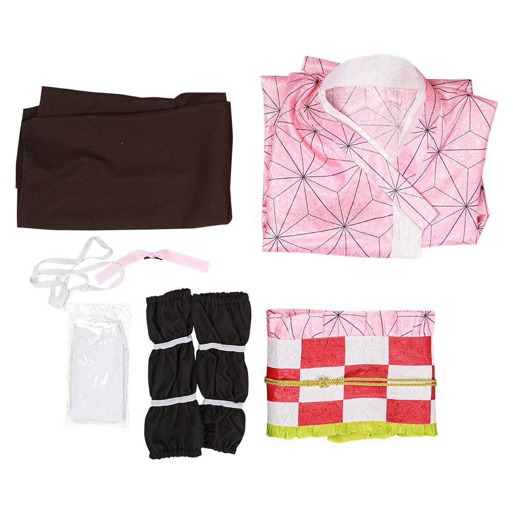 Anime Demon Slayer Kids Cosplay Costume Festival Christmas Carnival Party