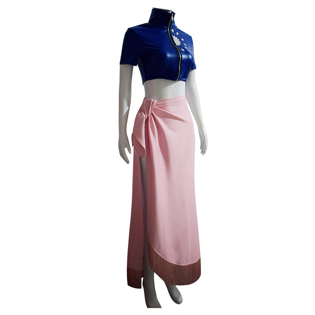 Anime One Piece Nico Robin Cosplay Costume Skirt Dress Festival Outfit