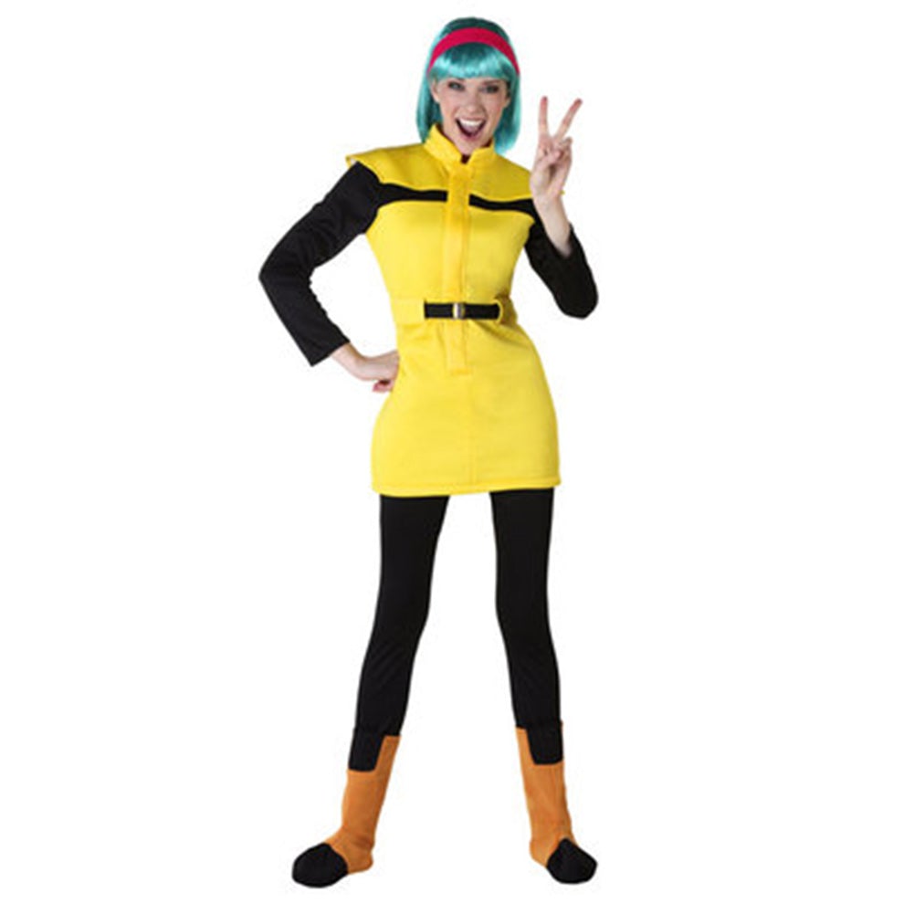 Anime Dragon Ball Bulma Cosplay Costume Outfit Festival Christmas Carnival Party