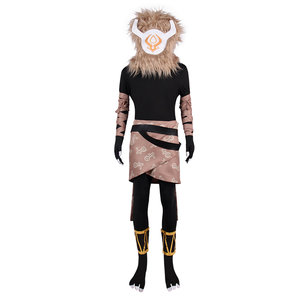 Game Genshin Impact Hilichurls Cosplay Costume Festival Christmas Carnival Party Outfit