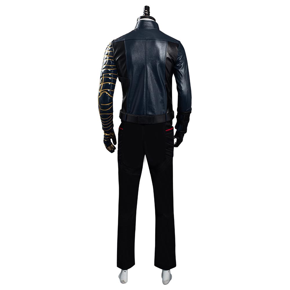The Falcon and the Winter Soldier Bucky Barnes Cosplay Costume Halloween Carnival Suit