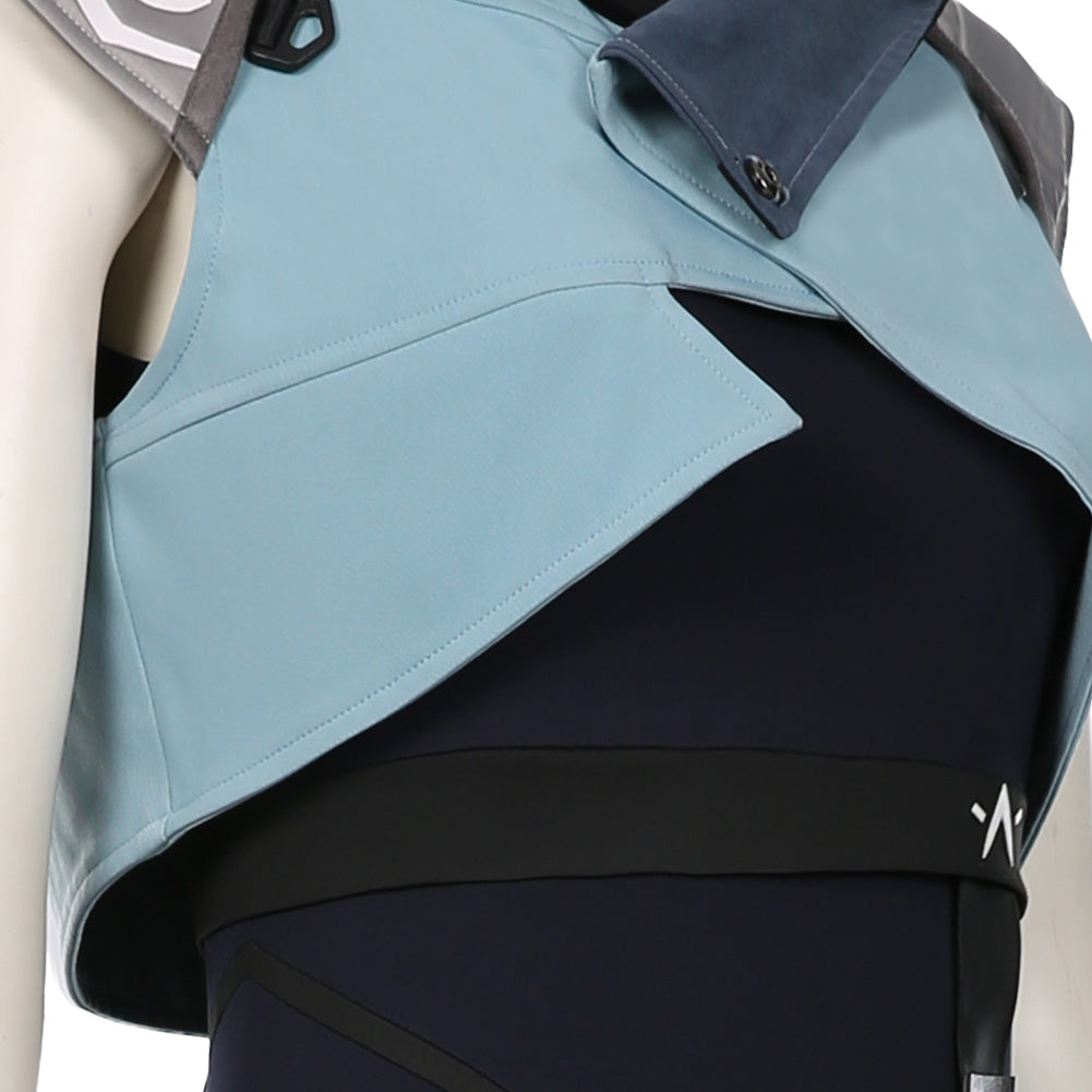 Game Valorant Jett Halloween Jumpsuit Outfit Cosplay Costume