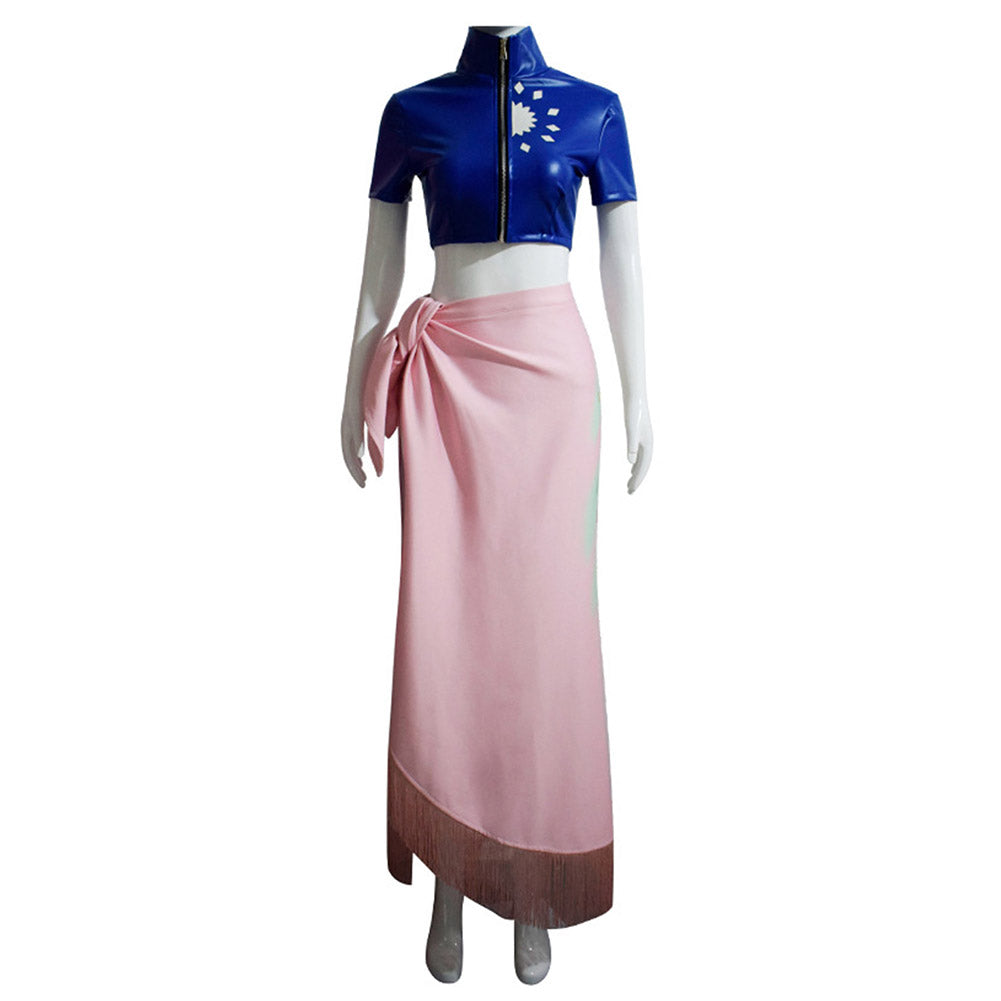 Anime One Piece Nico Robin Cosplay Costume Skirt Dress Festival Outfit