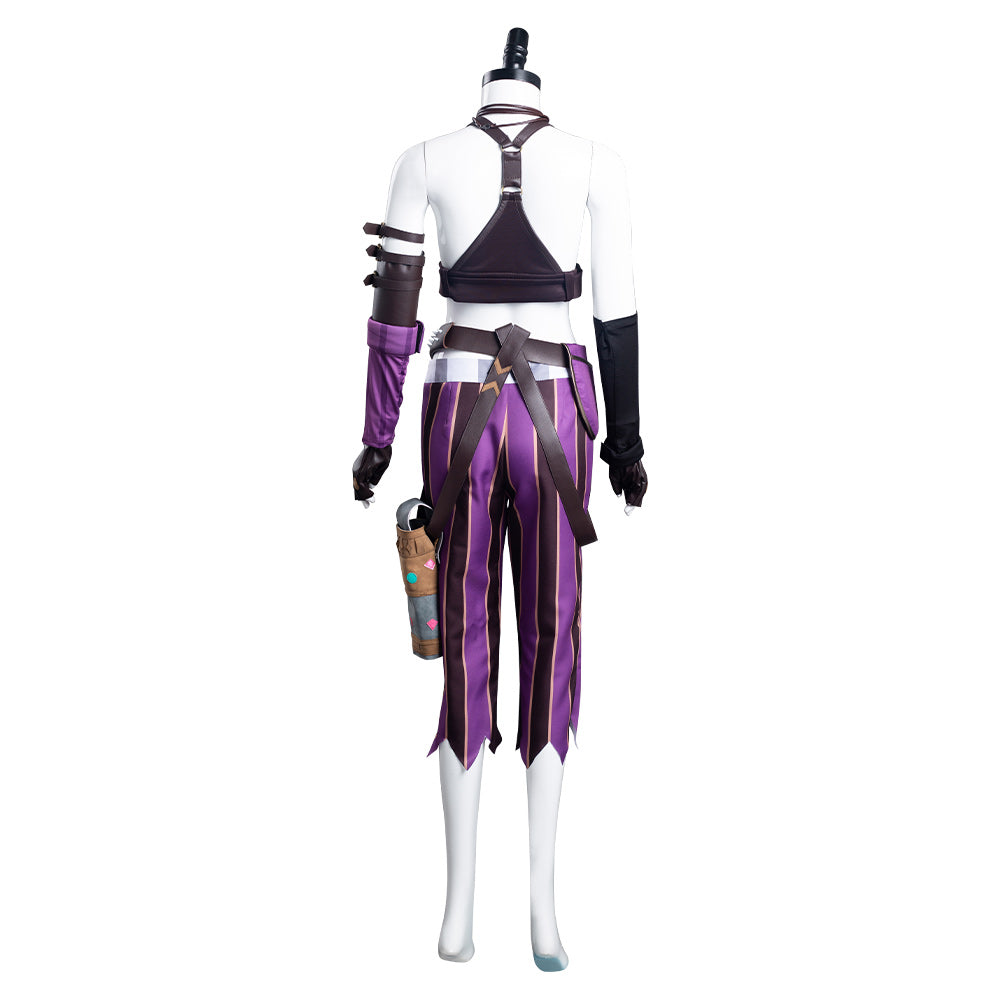 Game League of Legends-LoL Jinx Cosplay Costume Festival Party Outfit