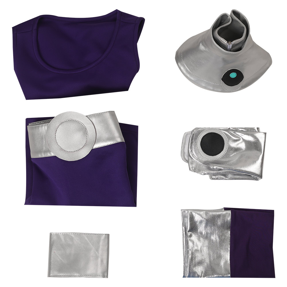 Anime Teen Titans Starfire Cosplay Costume Dress Outfits Halloween Carnival Suits
