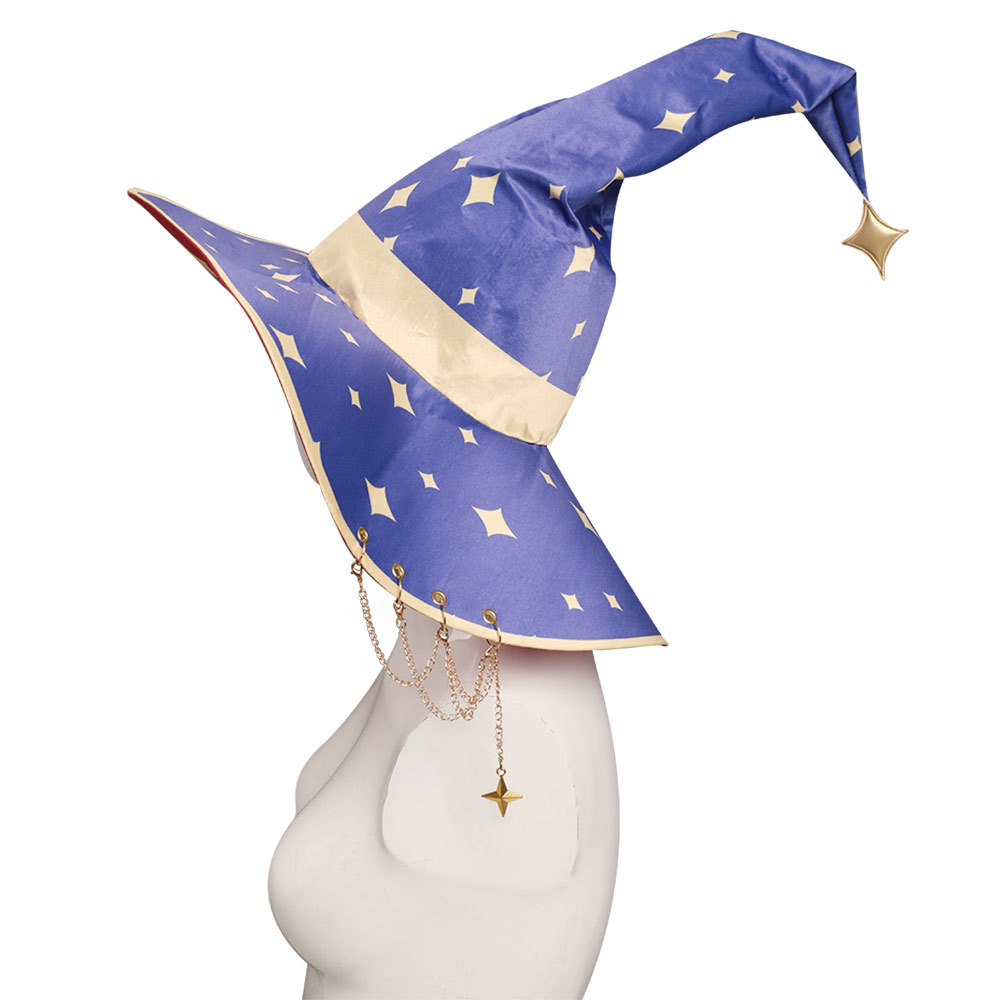 Game Genshin Impact Mona Cosplay Costume Witch Dress Outfits Halloween Carnival UUstyle®