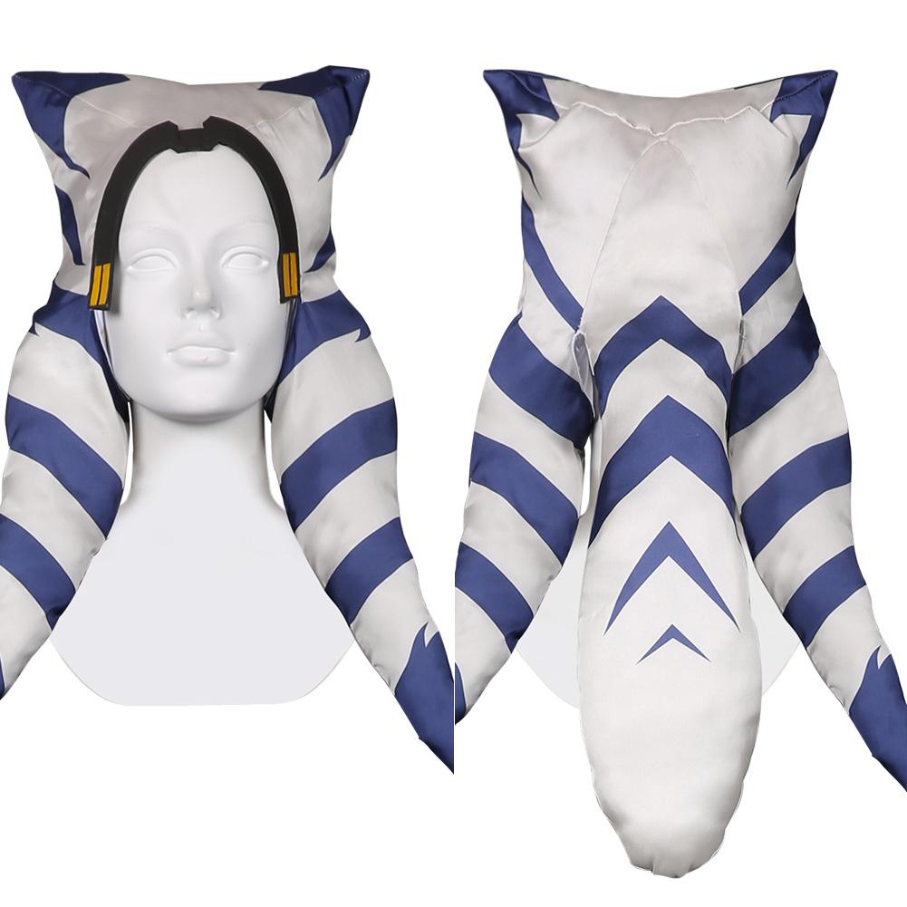 Movie Star Wars Ahsoka Tano Adult Cosplay Hat Headgear Costume Accessories Halloween Props