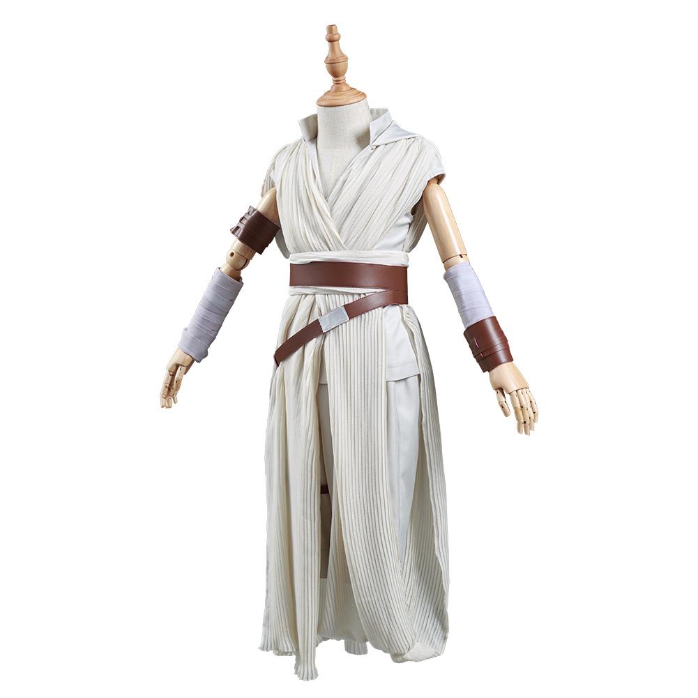 Movie Rey Kids Children Outfits Cosplay Costume Halloween Carnival Suit