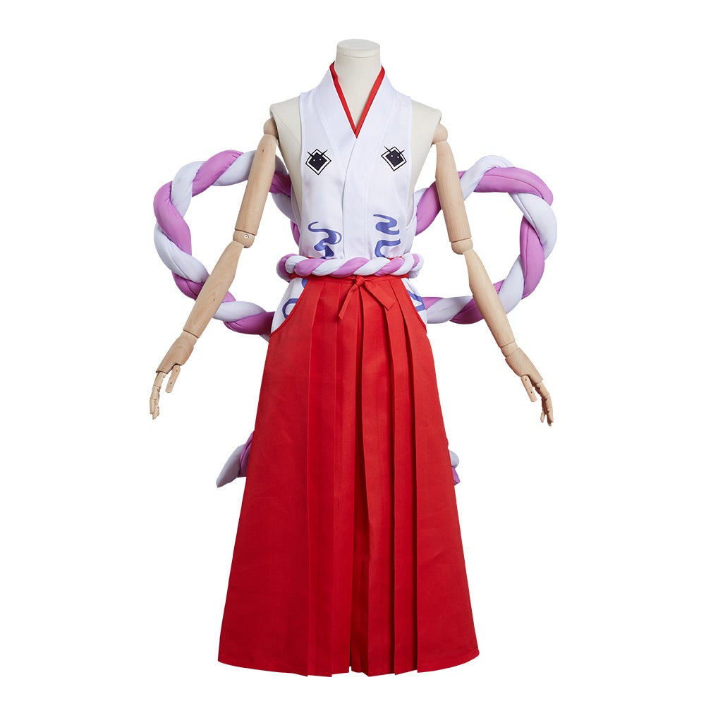 Anime One Piece Yamato Cosplay Kimono Cosplay Costume Skirt Dress Festival Carnival Christmas 