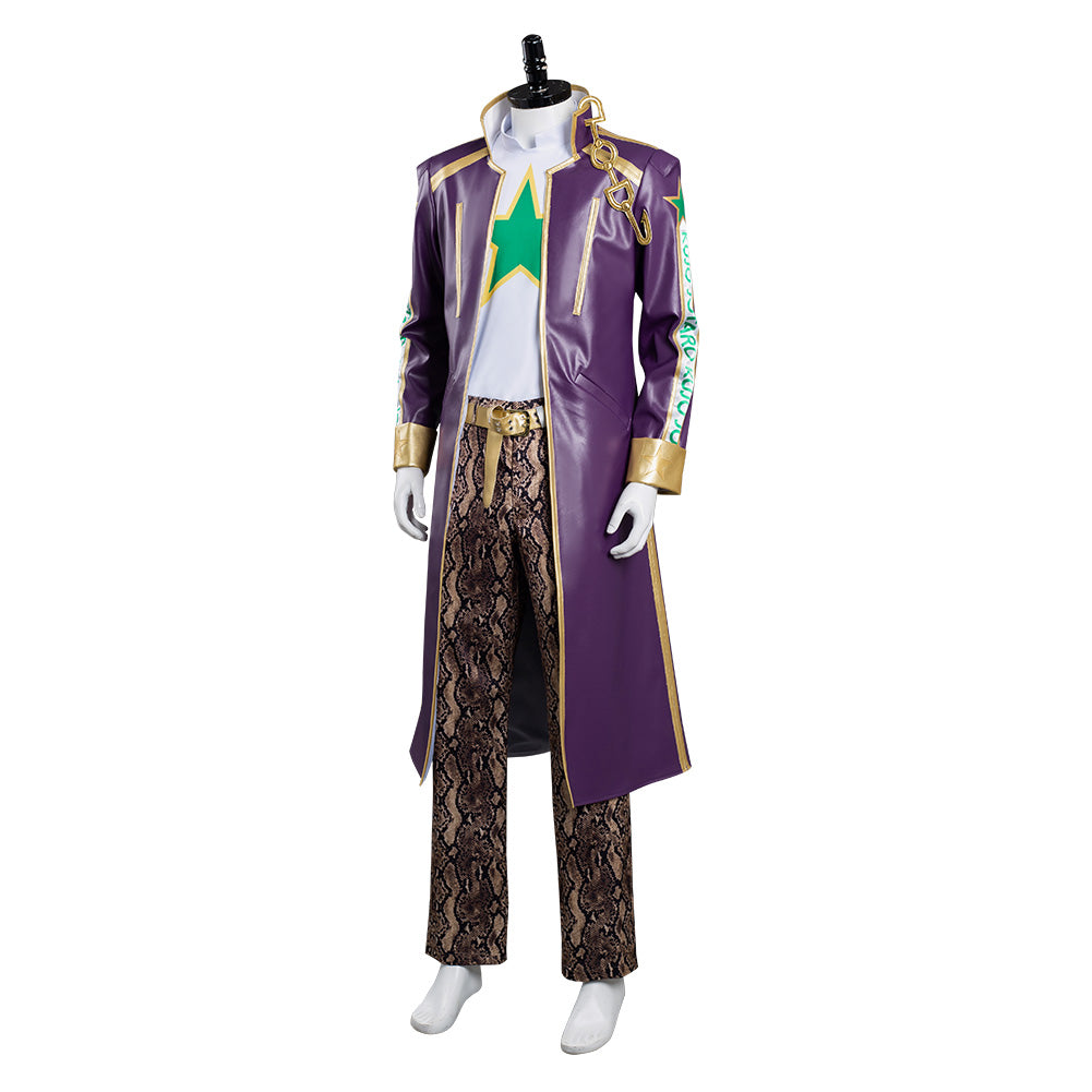 Anime JoJo‘s Bizarre Adventure Stone Ocean Kujo Jotaro Cosplay Costume Festival Party Outfit 