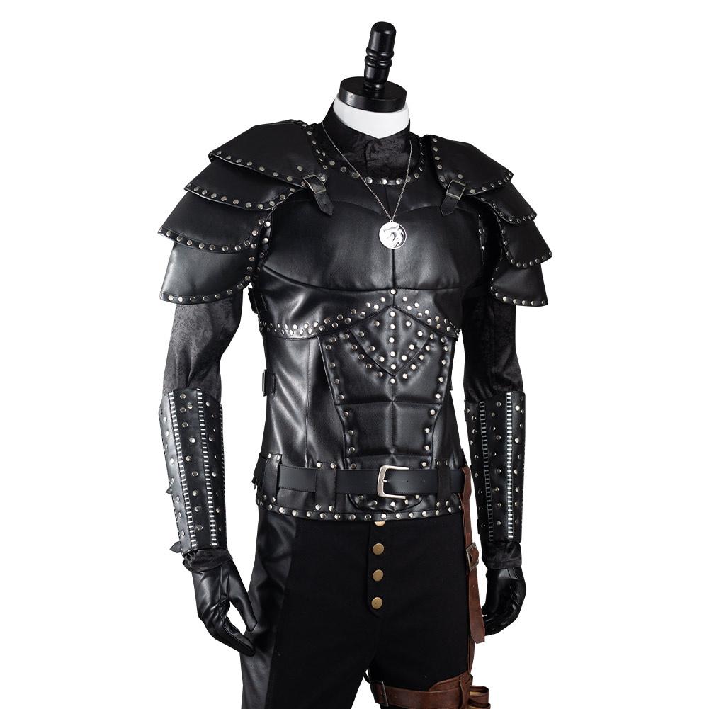 The Witcher Geralt of Rivia Outfit Cosplay Costume Halloween Carnival Suit