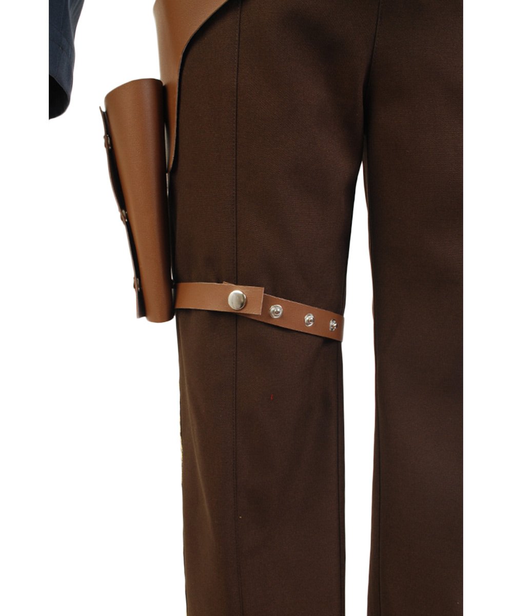 Star Wars: Empire Strikes Back Han Solo Jacket Pants Cosplay Costume