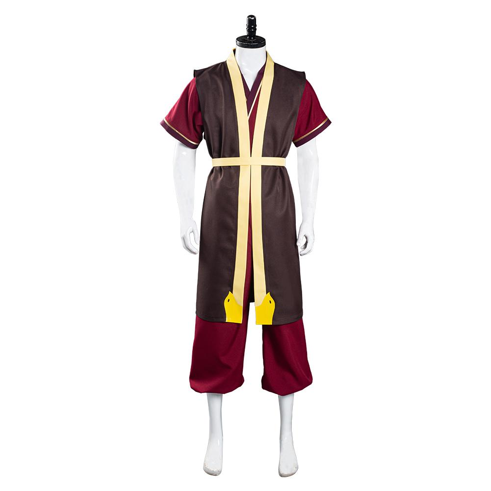 Avatar: The Last Airbender Zuko Pants Vest Outfit Cosplay Costume Halloween Carnival Suit