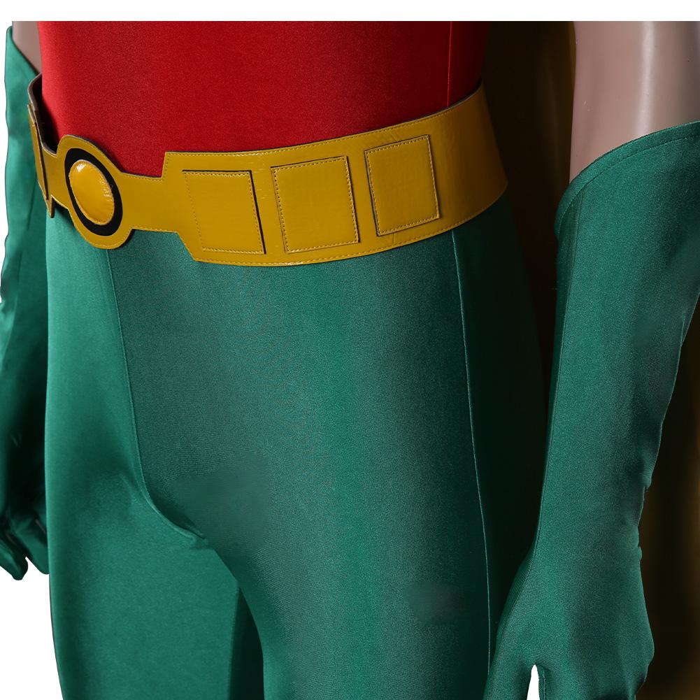 Anime Teen Titans Robin Jumpsuit Outfits Cosplay Costume Halloween Carnival Suit