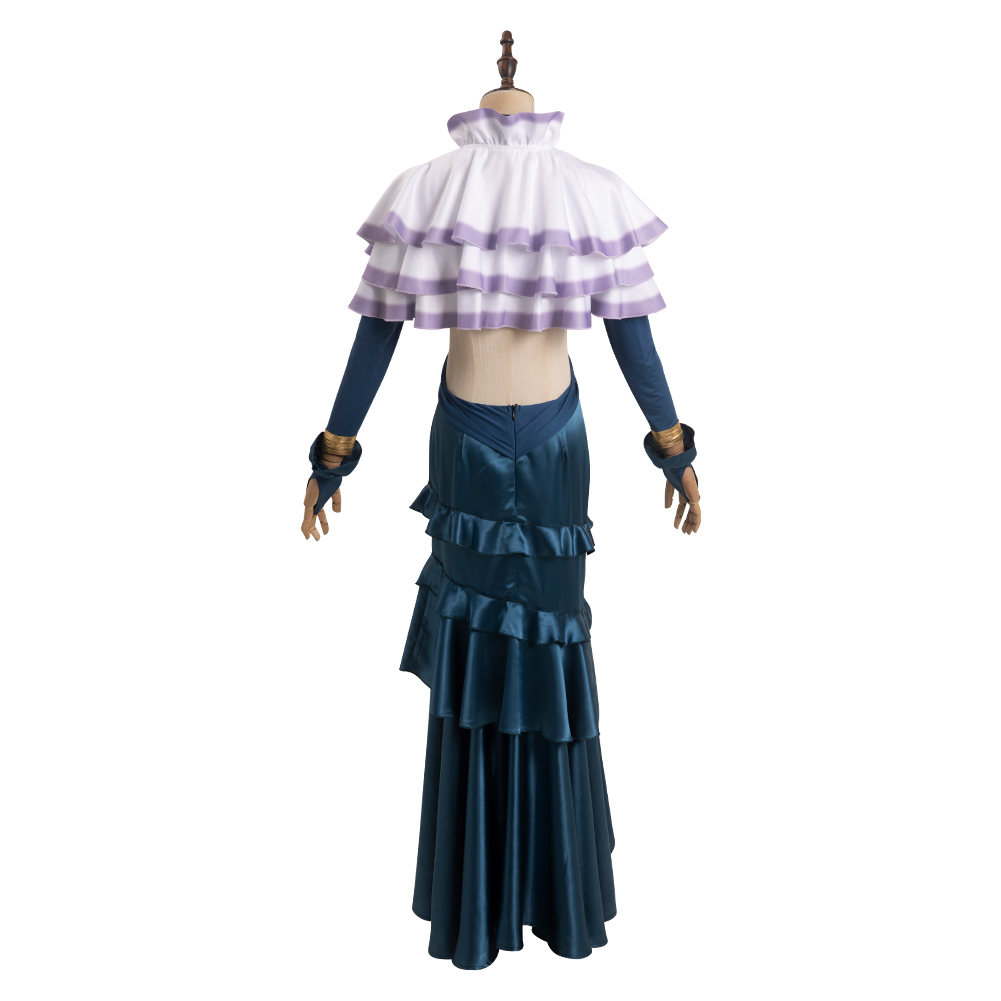 TV Overlord 4 Albedo Cosplay Costume Dress Outfits Halloween Carnival Party Suit