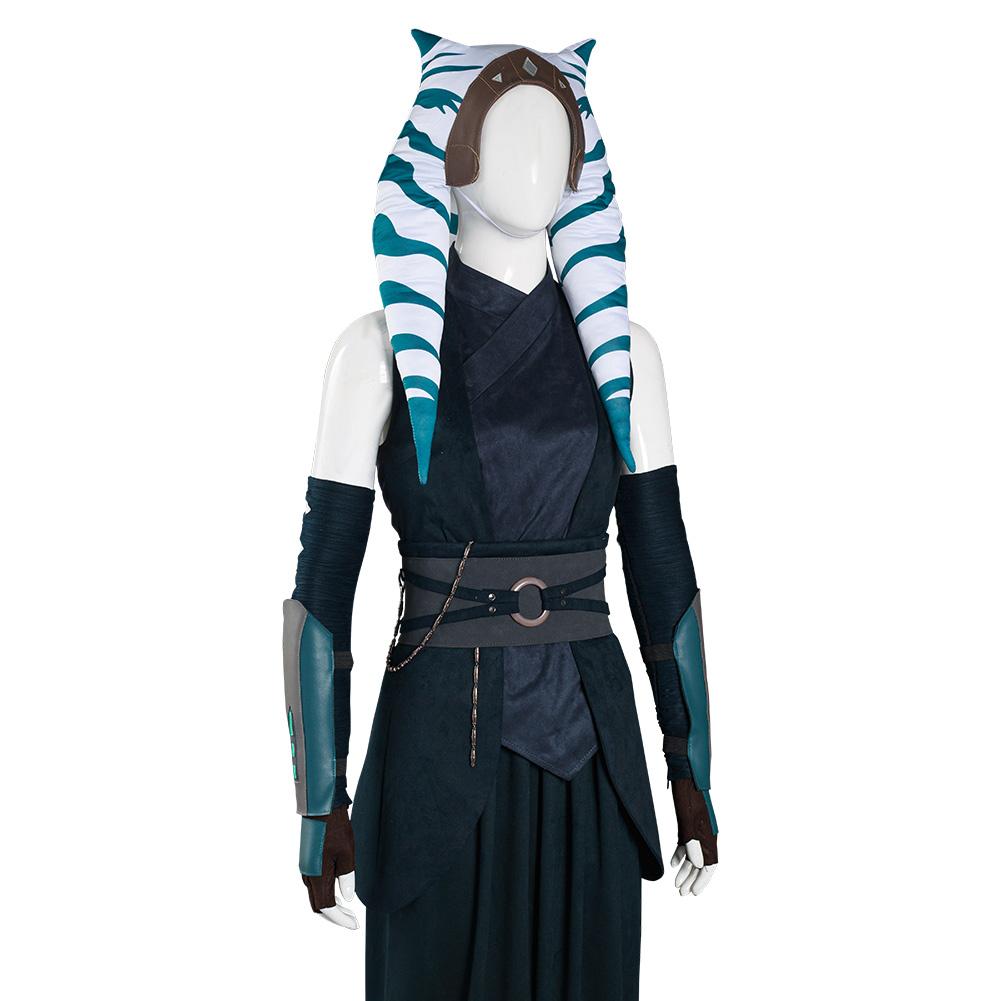 The Mandalorian S2 Ahsoka Tano Top Pants Outfits Cosplay Costume Halloween Carnival Suit