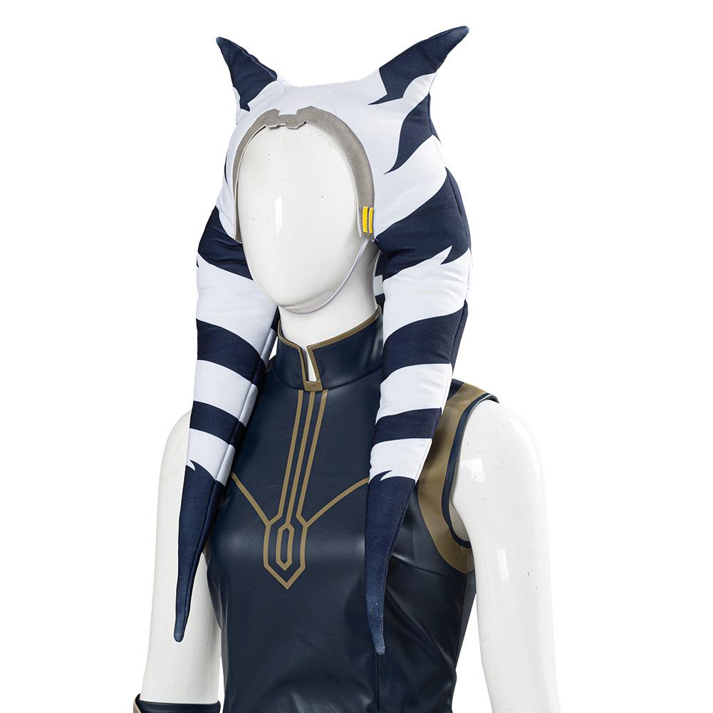 TV Star Wars: Clone Wars Season 7 Ahsoka Tano Outfits Cosplay Costume Halloween Carnival Suit