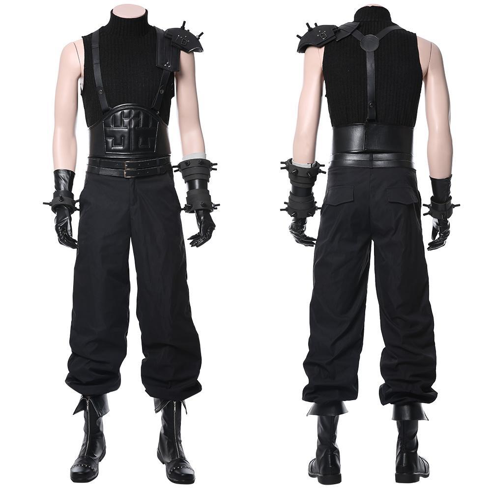 Game Final Fantasy VII Remake Version Cloud Strife Halloween Carnival Suit Cosplay Costume