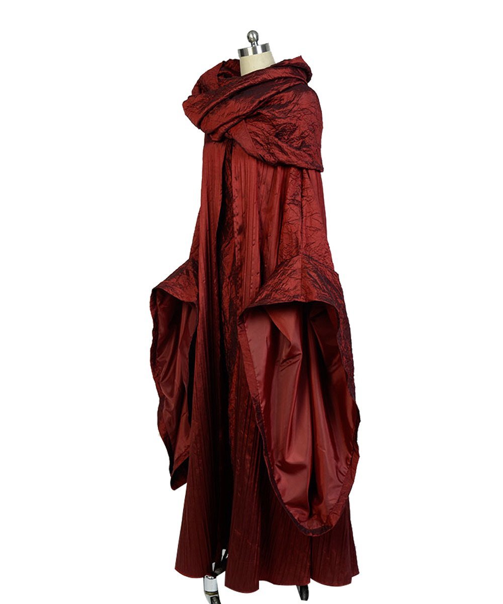 GoT Game of Thrones The Red Woman Melisandre Outfit Cosplay Costume Halloween Carnival Suit