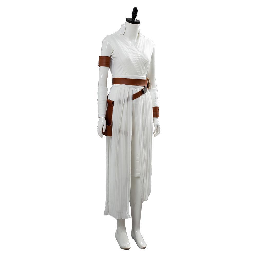 Star Wars 9 The Rise of Skywalker Rey Cosplay Costume Outfits Halloween Carnival Suit