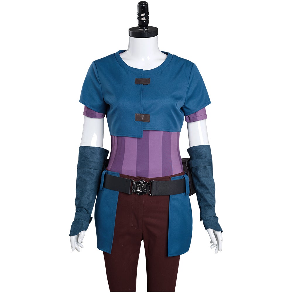 Game League of Legends Lol - Arcane Powder/Jinx Cosplay Costume Outfit Festival Christmas Carnival Party