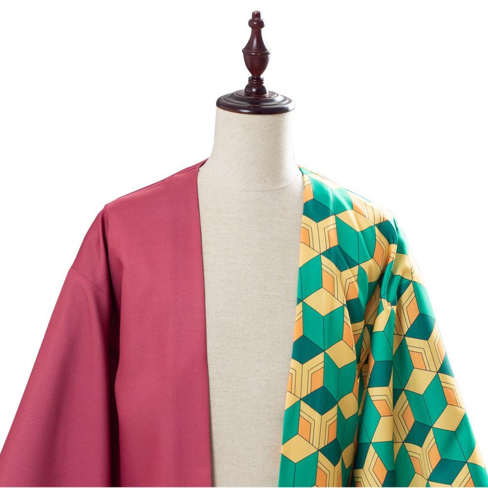 Anime Demon Slayer: Kimetsu no Yaiba Tomioka Giyuu Kimono Cloak Outfits Halloween Carnival Suit Cosplay Costume