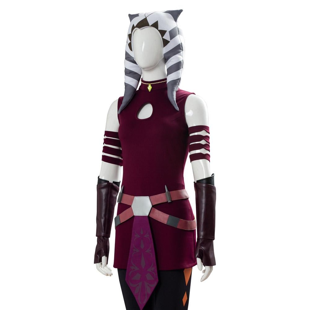 TV Star Wars: The Clone Wars Ahsoka Tano Cosplay Costume Festival Christmas Carnival Party Outfit 