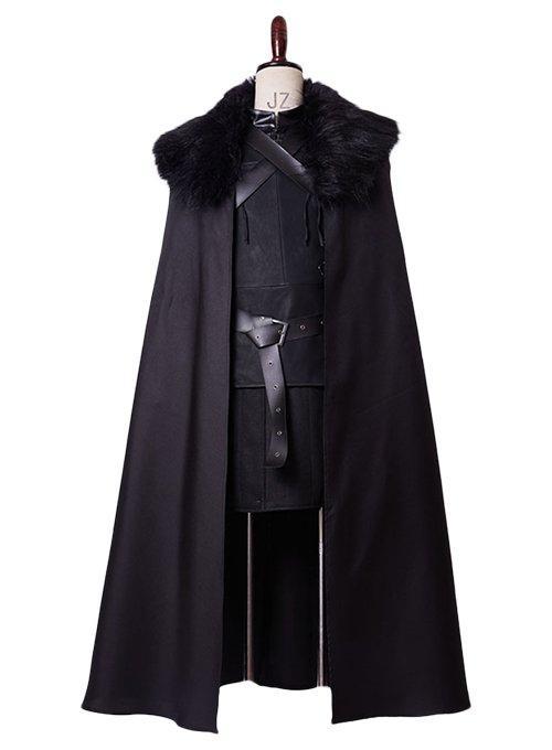 Game of Thrones Jon Snow Night's Watch Outfit Cosplay Costume