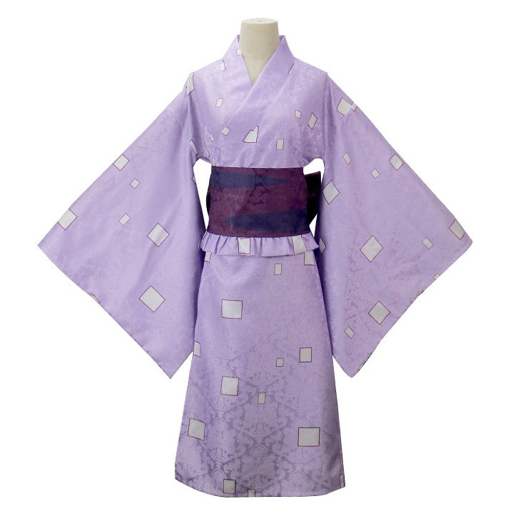 Anime Demon Slayer Giyuutarou Daki Cosplay Costume Kimono Dress Outfits Halloween Carnival
