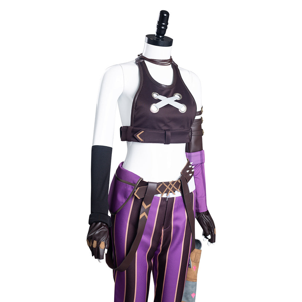 Game League of Legends-LoL Jinx Cosplay Costume Festival Party Outfit