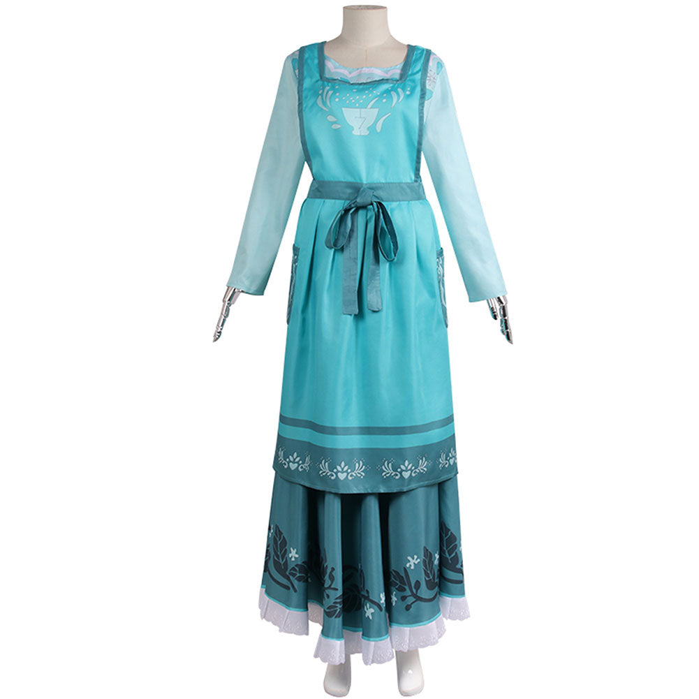 Anime Encanto Julieta Madrigal Cosplay Costume Skirt Dress Festival Carnival Christmas