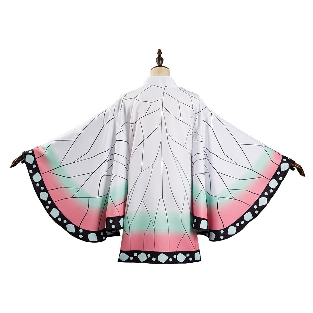 Demon Slayer: Kimetsu no Yaiba-Kochou Shinobu Kimono Cloak Outfits Halloween Carnival Suit Cosplay Costume
