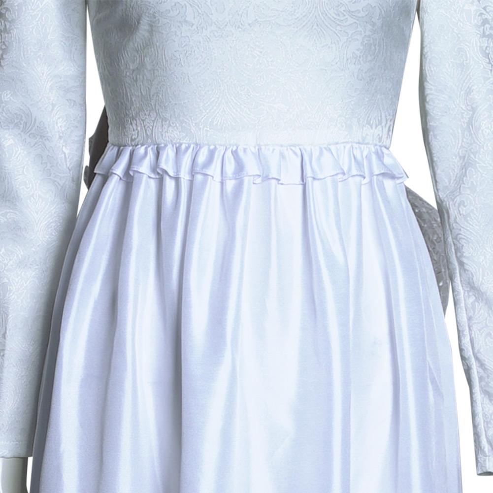 Bride of Chucky Tiffany Long Dress Outfit Cosplay Costume Halloween Carnival Suit