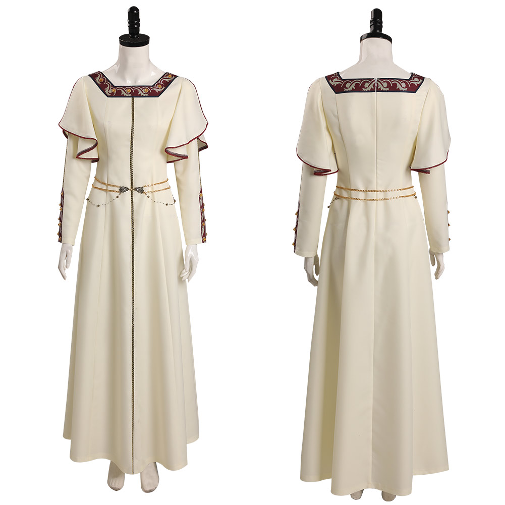 TV House of the Dragon Rhaenyra Targaryen Cosplay Costume Dress Outfits Halloween Carnival Suit