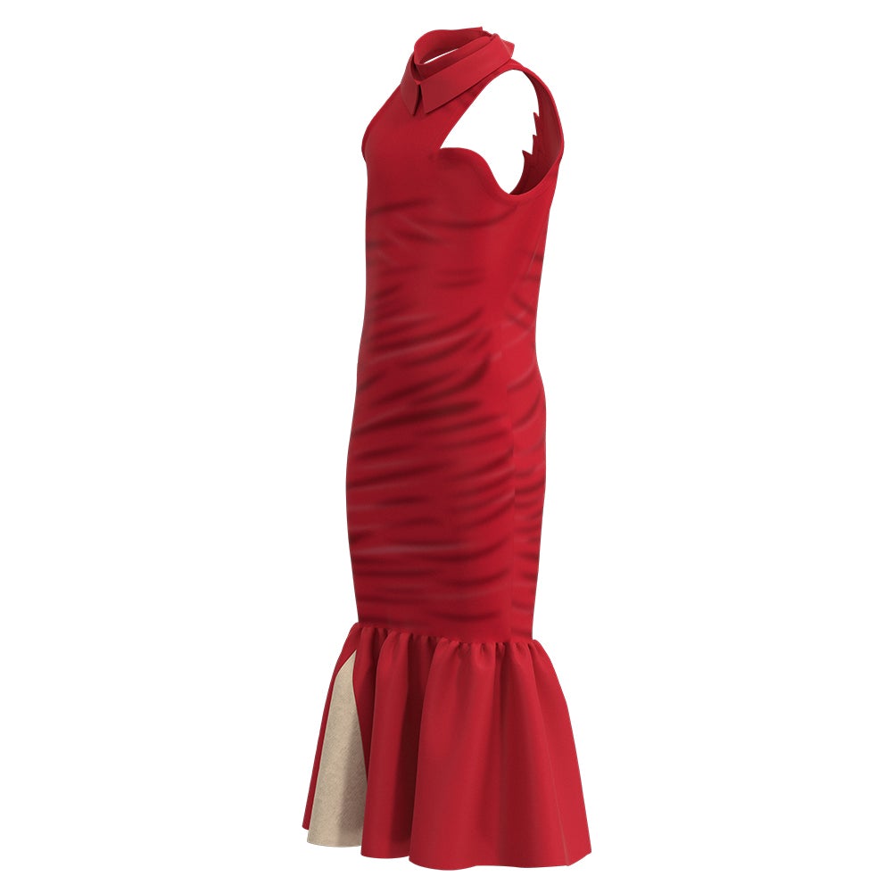 Movie Cruella Kids Cosplay Costume Skirt Dress Festival Carnival Christmas 