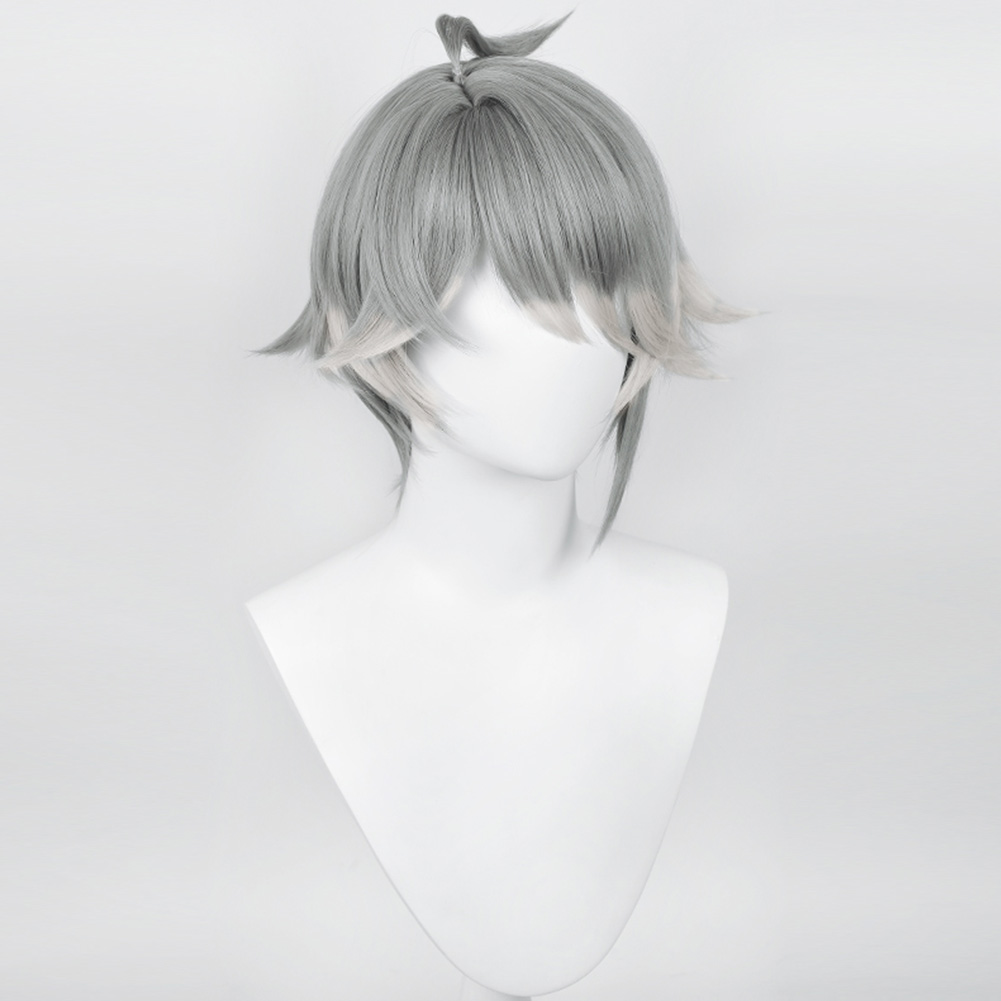  Genshin Impact AlHaitham Cosplay Wig Hair Carnival Halloween Party Props