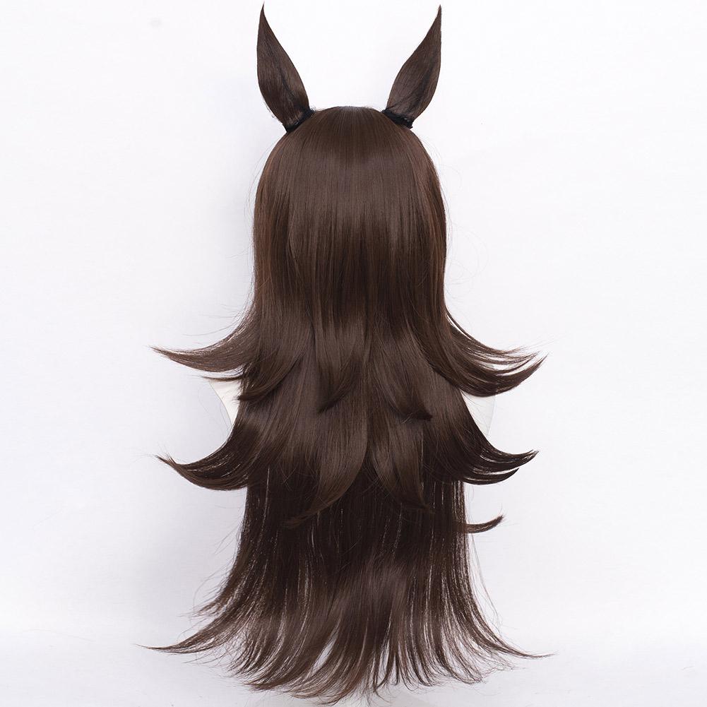 Anime Pretty Derby Rice Shower Cosplay Wig Heat Resistant Synthetic Hair Carnival Halloween Party
