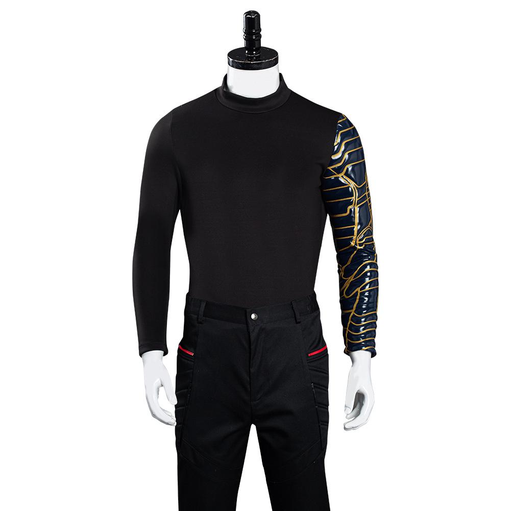 The Falcon and the Winter Soldier Bucky Barnes Cosplay Costume Halloween Carnival Suit