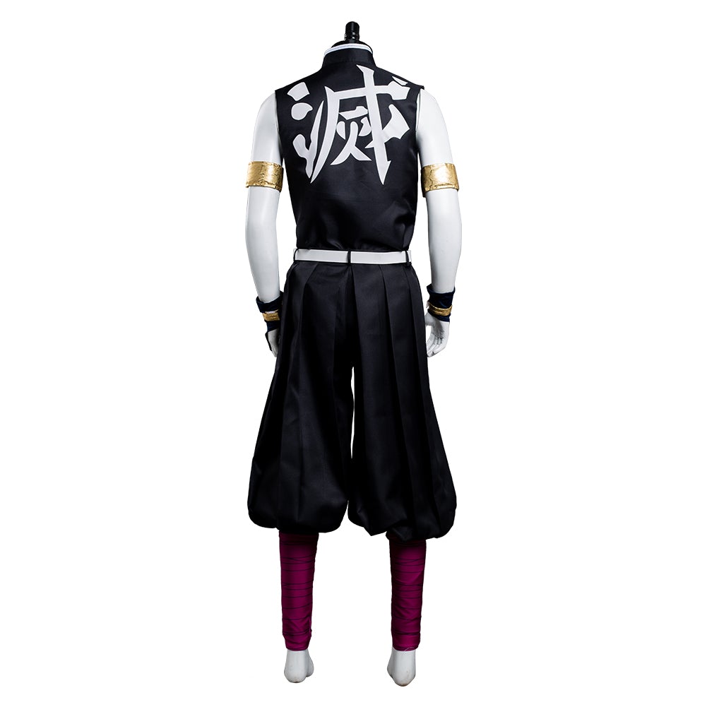 Anime Demon Slayer Uzui Tengen Cosplay Costume Festival Christmas Carnival Party Outfit