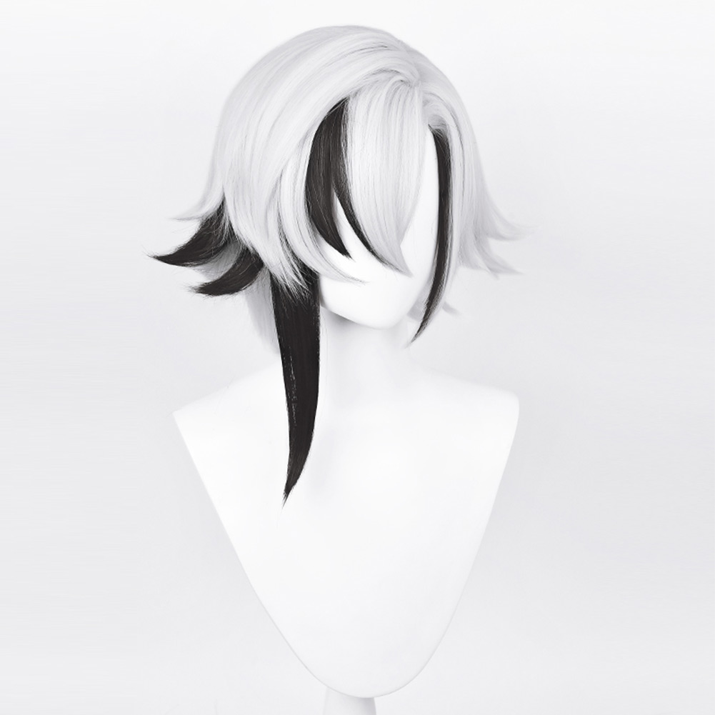 Game Genshin Impact Fatui Arlecchino Cosplay Wig Hair Carnival Halloween Party Props