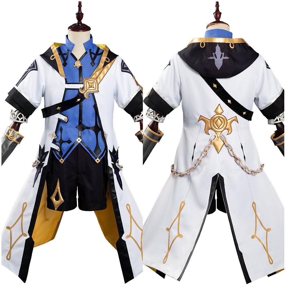 Game Genshin Impact Albedo Outfits Cosplay Costume Halloween Carnival Costume